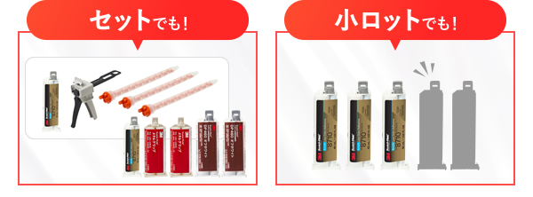 セットでも！小ロットでも！