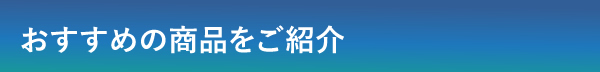 おすすめの商品をご紹介 Introduce a recommended product