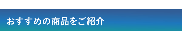 おすすめの商品をご紹介 Introduce a recommended product